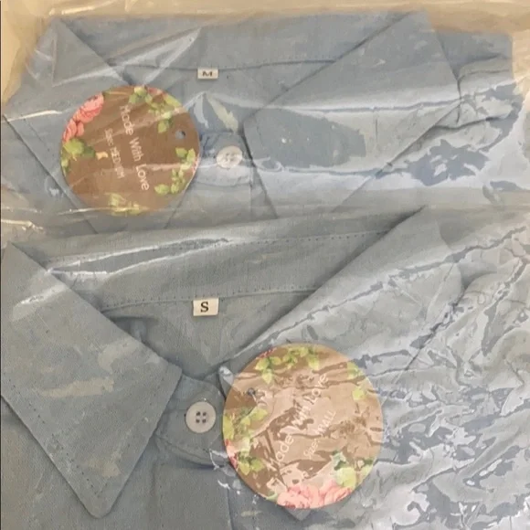 Figleaffashion Frayed Denim Long Sleeve Dress NWT - Picture 3 of 5